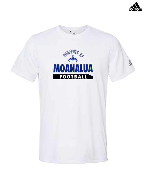 Moanalua HS Football Property - Mens Adidas Performance Shirt