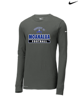 Moanalua HS Football Property - Mens Nike Longsleeve
