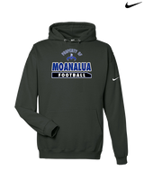 Moanalua HS Football Property - Nike Club Fleece Hoodie