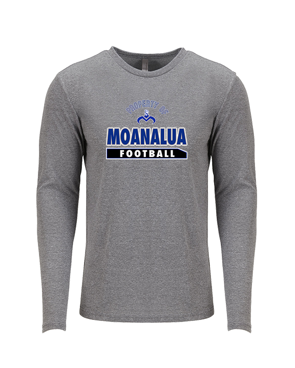 Moanalua HS Football Property - Tri-Blend Long Sleeve
