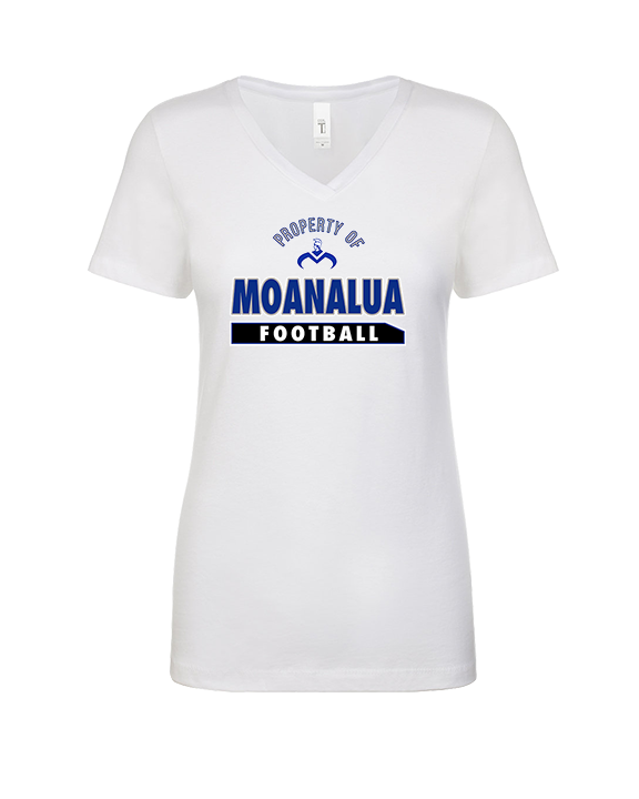 Moanalua HS Football Property - Womens Vneck
