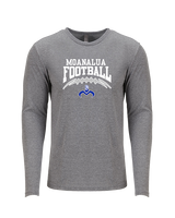 Moanalua HS Football School Football Update - Tri-Blend Long Sleeve