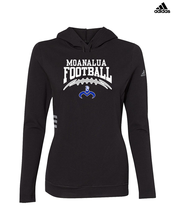 Moanalua HS Football School Football Update - Womens Adidas Hoodie