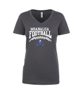 Moanalua HS Football School Football Update - Womens Vneck
