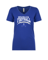 Moanalua HS Football School Football Update - Womens Vneck