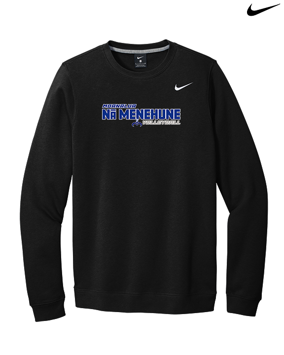 Moanalua HS Girls Volleyball Bold - Mens Nike Crewneck