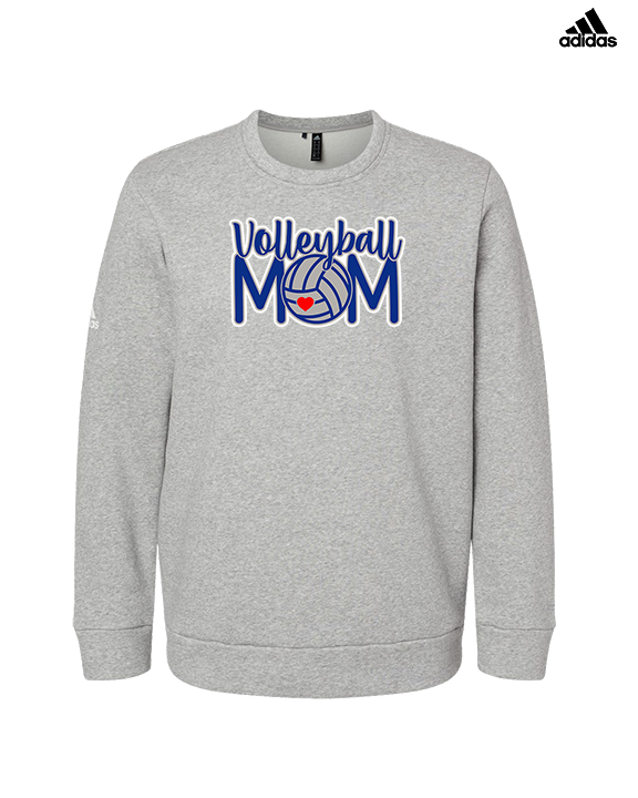 Moanalua HS Girls Volleyball Logo MOM - Mens Adidas Crewneck