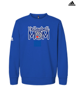 Moanalua HS Girls Volleyball Logo MOM - Mens Adidas Crewneck