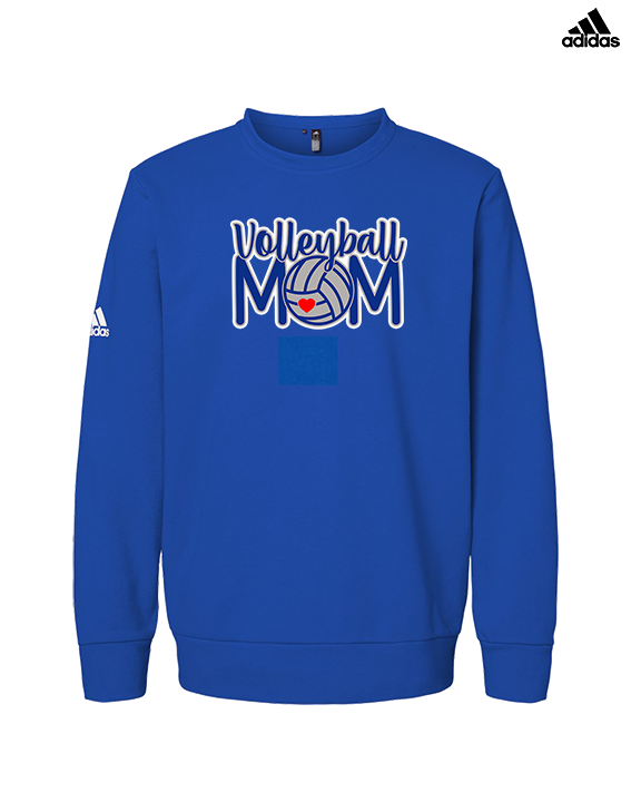 Moanalua HS Girls Volleyball Logo MOM - Mens Adidas Crewneck