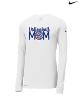 Moanalua HS Girls Volleyball Logo MOM - Mens Nike Longsleeve