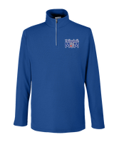 Moanalua HS Girls Volleyball Logo MOM - Mens Quarter Zip