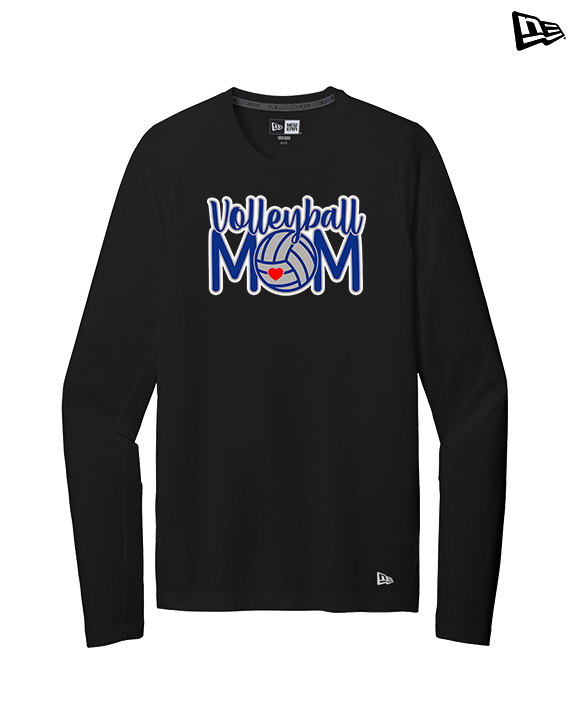 Moanalua HS Girls Volleyball Logo MOM - New Era Performance Long Sleeve