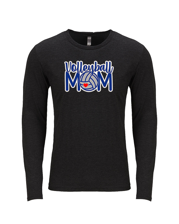 Moanalua HS Girls Volleyball Logo MOM - Tri-Blend Long Sleeve