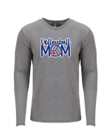 Moanalua HS Girls Volleyball Logo MOM - Tri-Blend Long Sleeve