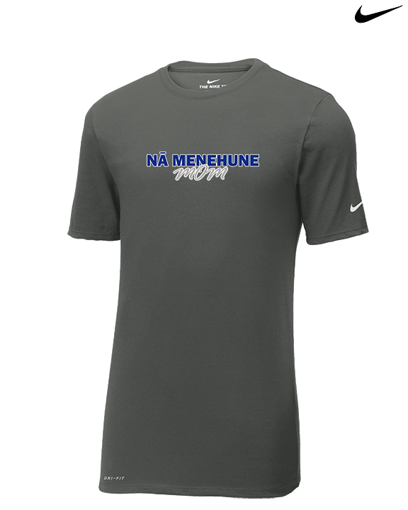 Moanalua HS Girls Volleyball Mom - Mens Nike Cotton Poly Tee