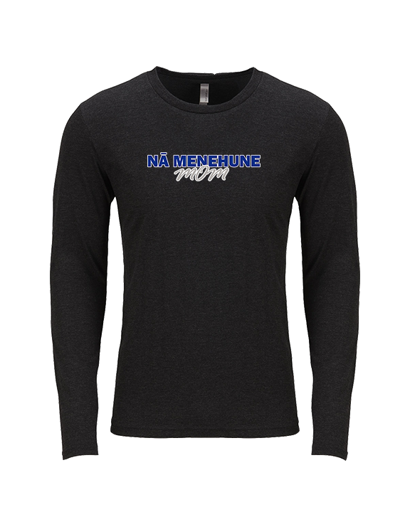 Moanalua HS Girls Volleyball Mom - Tri-Blend Long Sleeve