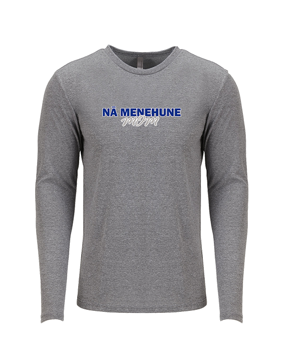 Moanalua HS Girls Volleyball Mom - Tri-Blend Long Sleeve