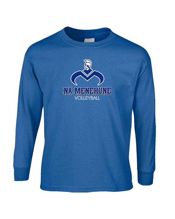 Moanalua HS Girls Volleyball Shadow - Cotton Longsleeve