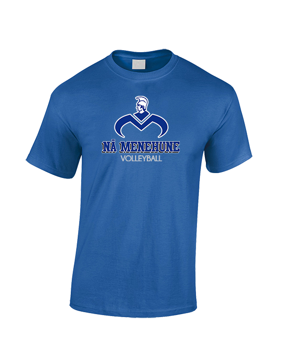 Moanalua HS Girls Volleyball Shadow - Cotton T-Shirt
