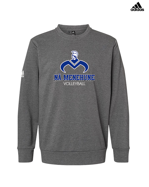 Moanalua HS Girls Volleyball Shadow - Mens Adidas Crewneck
