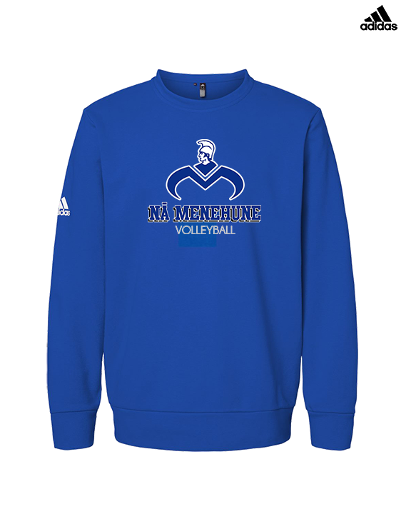 Moanalua HS Girls Volleyball Shadow - Mens Adidas Crewneck