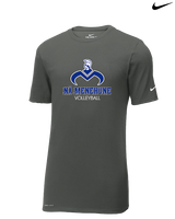 Moanalua HS Girls Volleyball Shadow - Mens Nike Cotton Poly Tee