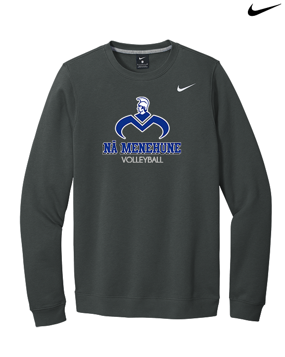 Moanalua HS Girls Volleyball Shadow - Mens Nike Crewneck
