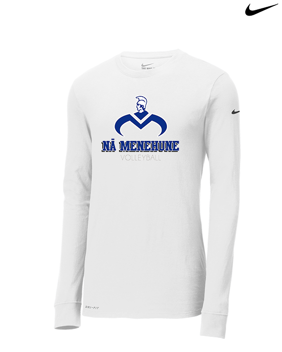 Moanalua HS Girls Volleyball Shadow - Mens Nike Longsleeve