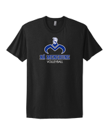 Moanalua HS Girls Volleyball Shadow - Mens Select Cotton T-Shirt