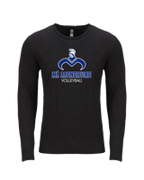 Moanalua HS Girls Volleyball Shadow - Tri-Blend Long Sleeve