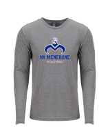 Moanalua HS Girls Volleyball Shadow - Tri-Blend Long Sleeve