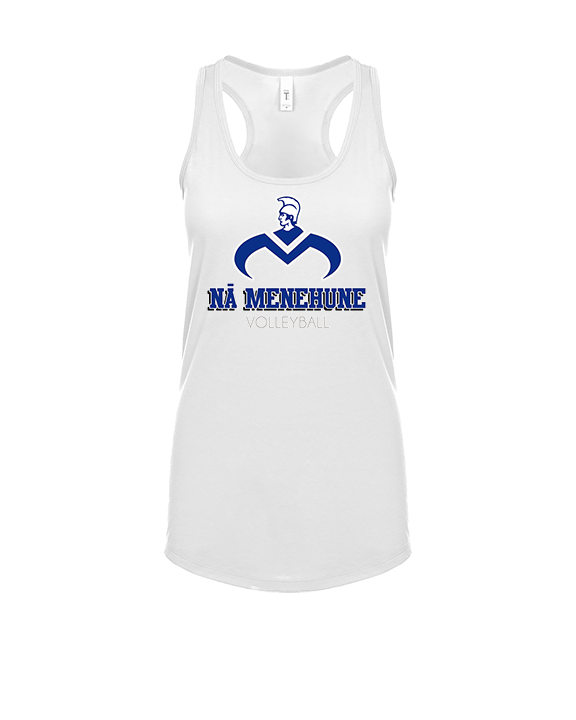 Moanalua HS Girls Volleyball Shadow - Womens Tank Top