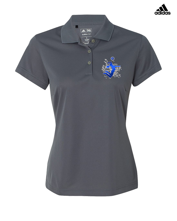 Moanalua HS Girls Volleyball Silhouette - Adidas Womens Polo