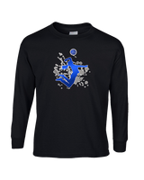 Moanalua HS Girls Volleyball Silhouette - Cotton Longsleeve