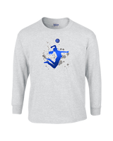 Moanalua HS Girls Volleyball Silhouette - Cotton Longsleeve