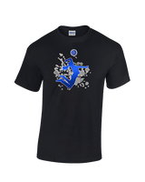 Moanalua HS Girls Volleyball Silhouette - Cotton T-Shirt