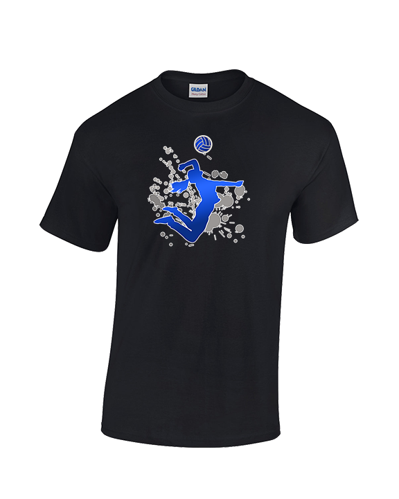 Moanalua HS Girls Volleyball Silhouette - Cotton T-Shirt