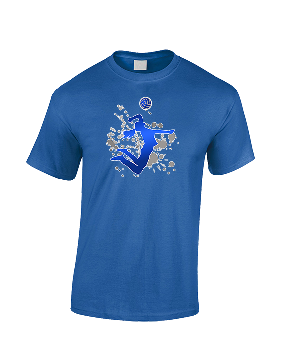 Moanalua HS Girls Volleyball Silhouette - Cotton T-Shirt