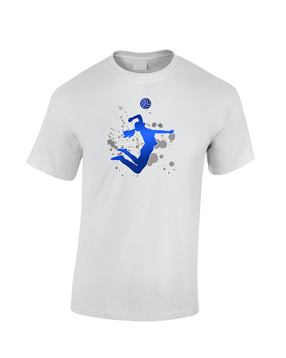 Moanalua HS Girls Volleyball Silhouette - Cotton T-Shirt