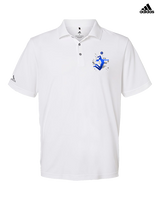 Moanalua HS Girls Volleyball Silhouette - Mens Adidas Polo