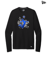 Moanalua HS Girls Volleyball Silhouette - New Era Performance Long Sleeve