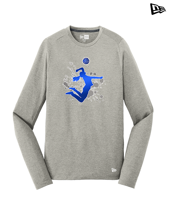 Moanalua HS Girls Volleyball Silhouette - New Era Performance Long Sleeve