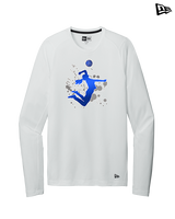 Moanalua HS Girls Volleyball Silhouette - New Era Performance Long Sleeve