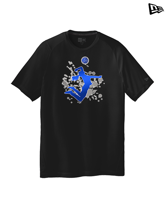 Moanalua HS Girls Volleyball Silhouette - New Era Performance Shirt