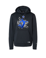 Moanalua HS Girls Volleyball Silhouette - Oakley Performance Hoodie