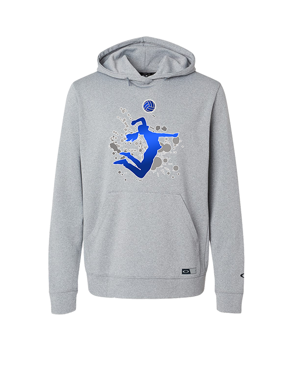 Moanalua HS Girls Volleyball Silhouette - Oakley Performance Hoodie