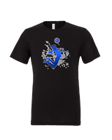Moanalua HS Girls Volleyball Silhouette - Tri-Blend Shirt