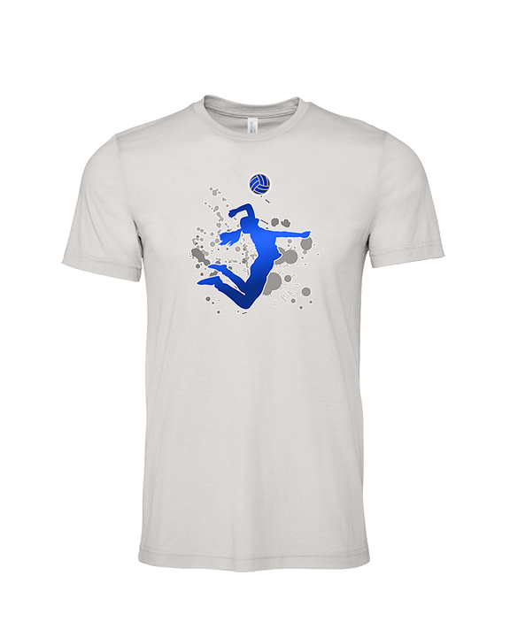 Moanalua HS Girls Volleyball Silhouette - Tri-Blend Shirt