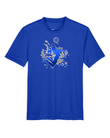 Moanalua HS Girls Volleyball Silhouette - Youth Performance Shirt