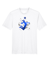 Moanalua HS Girls Volleyball Silhouette - Youth Performance Shirt